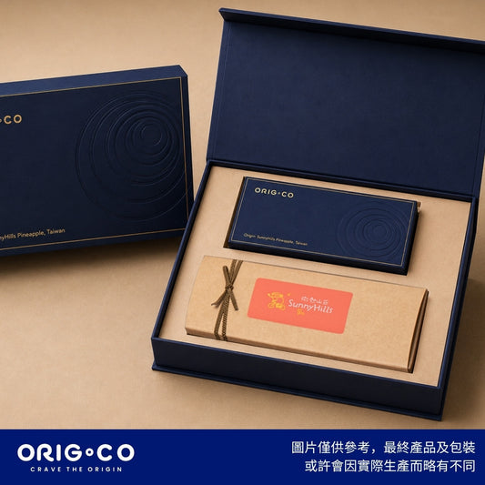 ORIG.CO - 七星映月中秋禮盒（流心奶黃鳳梨月餅2個裝 + 微熱山丘鳳梨酥5個裝）【預購 - 有效期限：10月2日或之後】