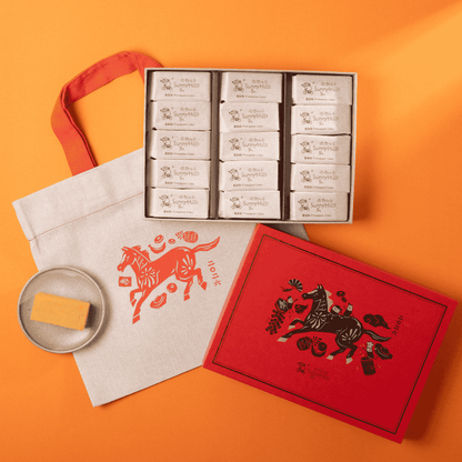 CNY2026 鳳梨酥禮盒 - 15個裝【新年預購 - 保存期限：3月3日或之後】含馬年布袋