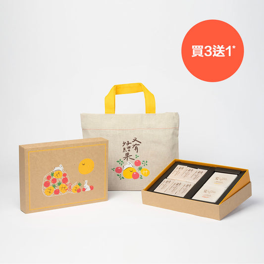 【買3送1】月光8寶中秋綜合禮盒 - 鳳梨蘋果月餅各1個+鳳梨酥6個 【預購 - 有效期限：10月18日之後】