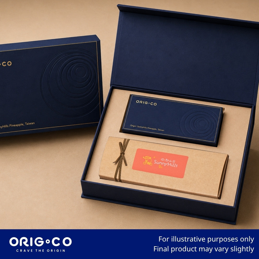 ORIG.CO - 中秋節7財綜合禮盒｜微熱山丘鳳梨酥5個裝和流心奶黃鳳梨月餅2件裝